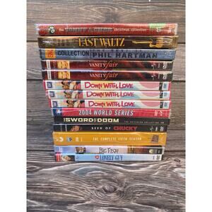 DVD Lot of 14 Assorted Movies TV Southpark Vanity Fair Sonny Cher H100739